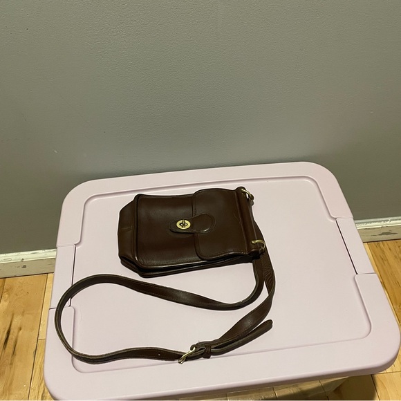 Coach Brown Leather Crossbody Bag - Picture 14 of 14